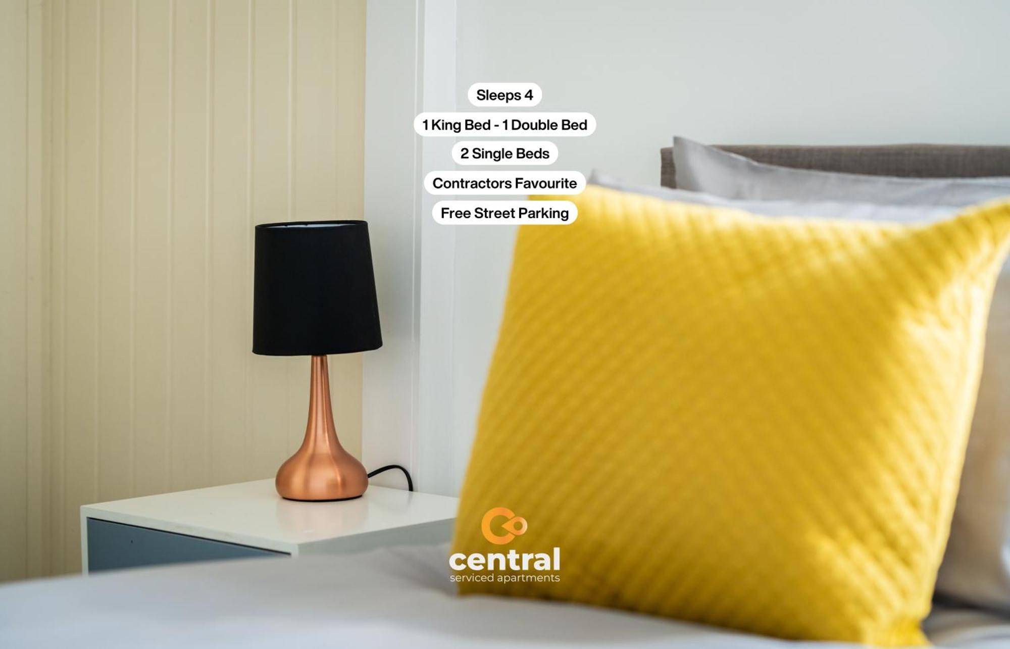 Central Serviced Apartments - 3 Bedrooms - Sleeps 4 - Superking Bed - King Bed - 2 Single Beds - Fully Equipped - Street Parking - Contact Us For Your Short & Long Term Stay Requirements Central Short Lets Dundee Extérieur photo